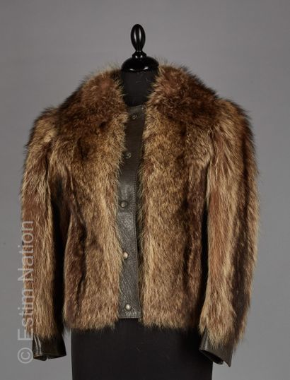 ANONYME Vintage 
Jacket in marmot and chocolate...