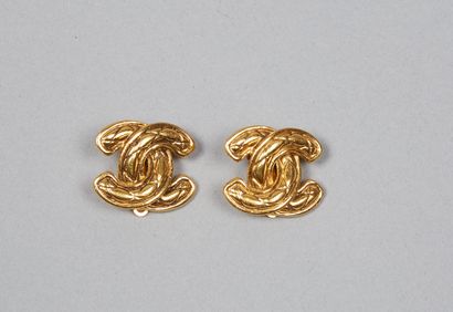 CHANEL VINTAGE CIRCA 1980/85
PAIRE DE CLIPS...