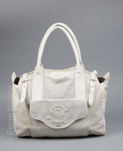 Sonia RYKIEL
IMPORTANT CABAS en cuir repercé...