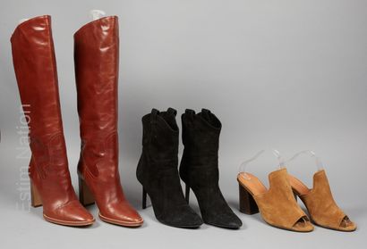 TAMARA MELLON, JONAK, ZARA
PAIRE DE BOOTS...