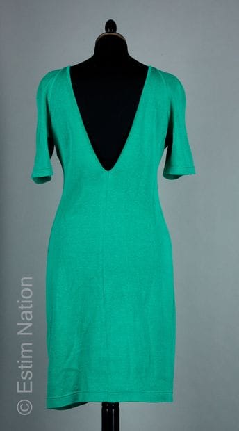 CHLOE vintage
ROBE en tricot de coton vert,...