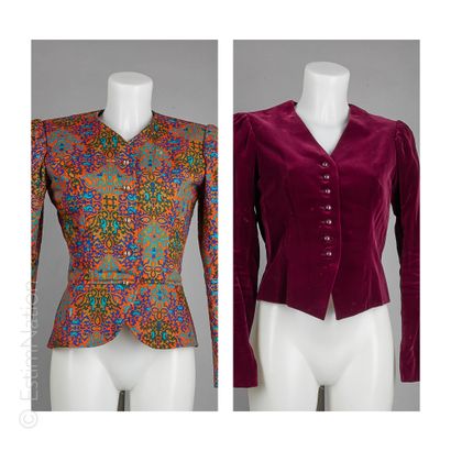 SAINT LAURENT Rive Gauche circa 1980/83
VESTE...