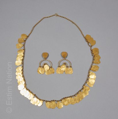 LOLA PRUSSAC CIRCA 1967-1968
PARURE en métal...