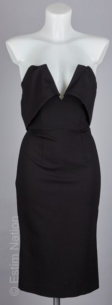 N/NICHOLAS
ROBE stretch noire, pan zippé...