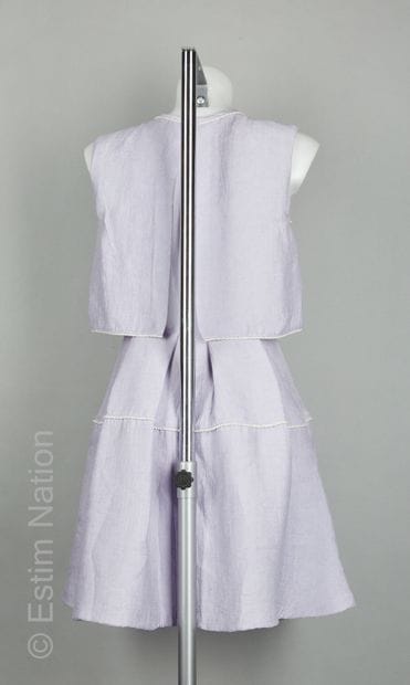 SANDRO
ROBE bustier en crêpe noir ornée d'un...