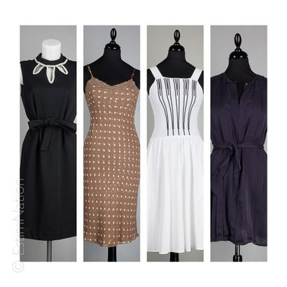 APC, APOSTROPHE, ANONYME
ROBE en soie violine...