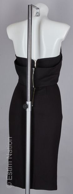 N/NICHOLAS
ROBE stretch noire, pan zippé...