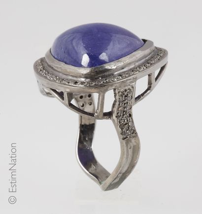 BAGUE ARGENT TANZANITE ET DIAMANTS
Important...