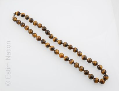 COLLIER OEIL DE TIGRE 
Necklace made of tiger...