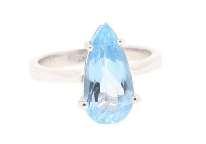 BAGUE ARGENT ET TOPAZE. AVEC RAPPORT D'ANALYSE
Silver...