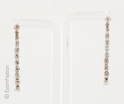 BOUCLES OR DIAMANTS
Pair of combinable earrings...