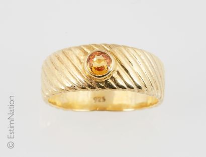 BAGUE JONC VERMEIL, SAPHIR ORANGE
Ring in...