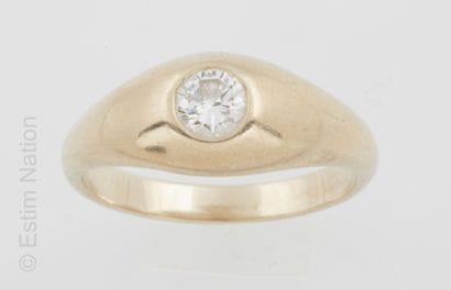 BAGUE JONC DIAMANT
18K (750°/00) yellow gold...