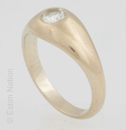 BAGUE JONC DIAMANT
18K (750°/00) yellow gold...