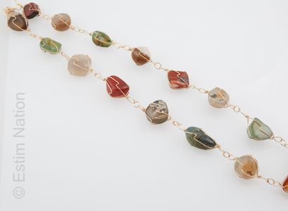SAUTOIR AGATE
Long necklace made of multicolored...