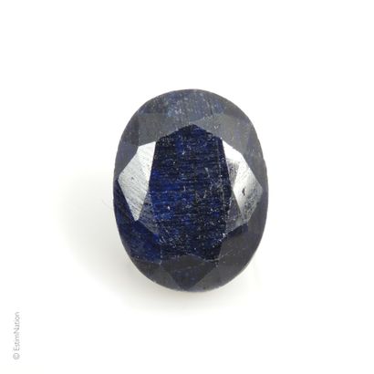 SAPHIR 20.21 CARAT
Un saphir sur papier facetté...