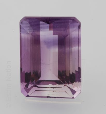 AMETHYSTE SUR PAPIER
Une améthyste rectangulaire...