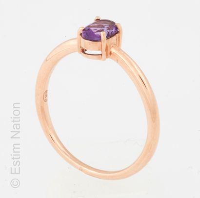 BAGUE OR ET AMÉTHYSTE
Bague en or rose 9K...