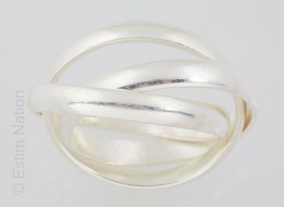 BAGUE TROIS ANNEAUX ARGENT
Ring three interlaced...