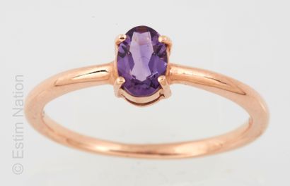 BAGUE OR ET AMÉTHYSTE
Bague en or rose 9K...