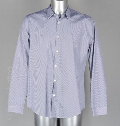 BALIBARIS

CINQ CHEMISES en coton bleu et...