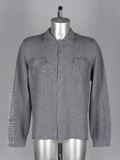 KUJTEN
CARDIGAN POLO en cachemire gris (T...