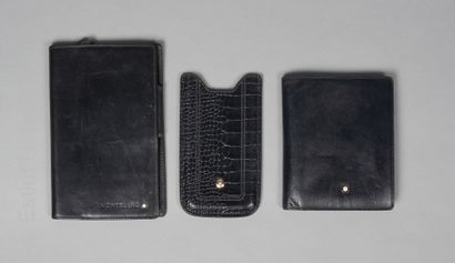 MONTBLANC
ETUI en cuir façon crocodile lustré...