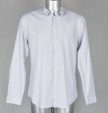 BALIBARIS

CINQ CHEMISES en coton bleu et...