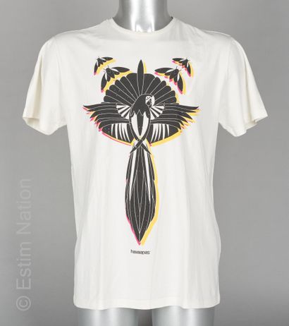 HAVAIANAS
TEE SHIRT en coton blanc imprimé...