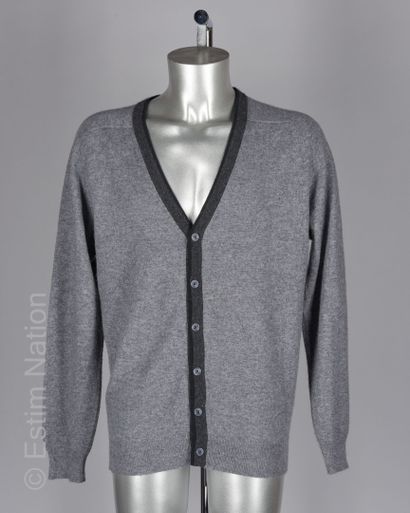 KUJTEN
CARDIGAN en cachemire gris gansé anthracite...