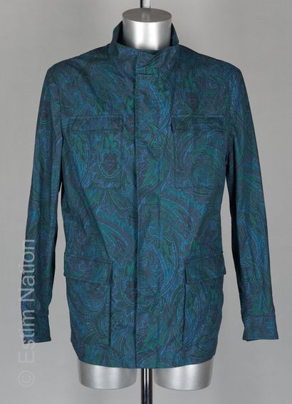 ETRO
PARKA à taille coulissée en coton imprimé...