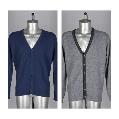 KUJTEN
CARDIGAN en cachemire gris gansé anthracite...