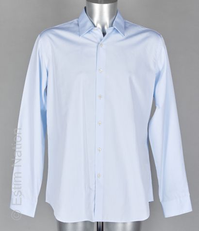 BALIBARIS

CINQ CHEMISES en coton bleu et...