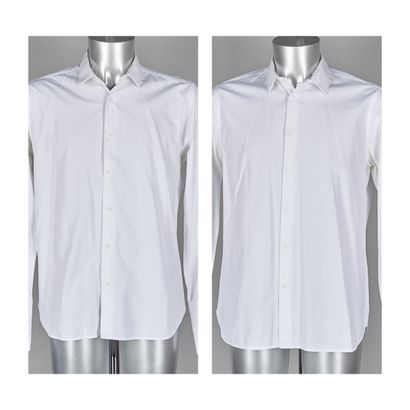 ATELIER PRIVE
QUATRE CHEMISES blanches coupe...