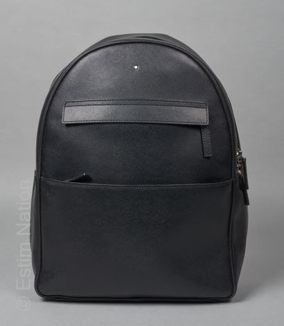 MONTBLANC
SAC A DOS en cuir strié noir, intérieur...