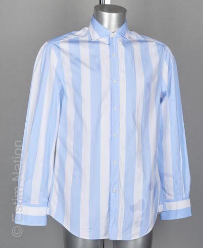 Brunello CUCINELLI

CHEMISE rayée bleue et...