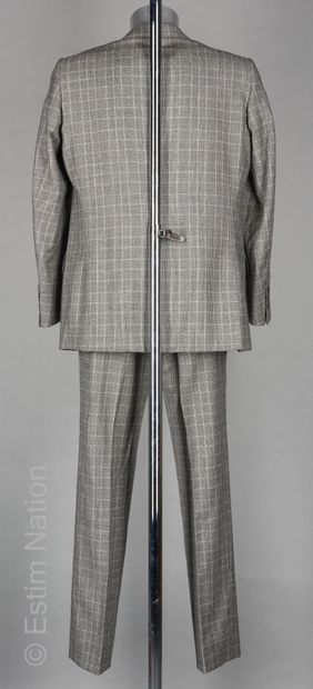 CIFONELLI
COSTUME en laine à carreaux beige...