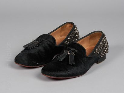 Christian LOUBOUTIN
PAIRE DE MOCASSINS en...