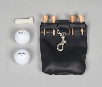 OLD ENGLAND
POCHETTE pour le golf en cuir...
