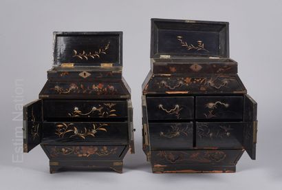 ARTS DECORATIFS DU JAPON
Deux petits cabinets...
