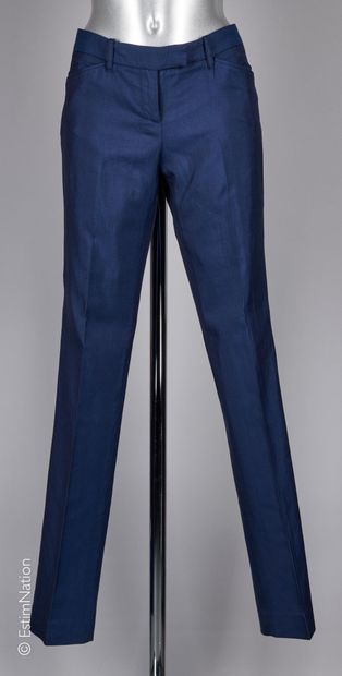 BARBARA BUI, MAJE
PANTALON in navy blue viscose...