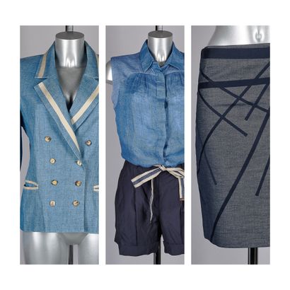 LOULOU DE LA FALAISE, CAPRI, AKRIS, GUNEX
BLAZER...