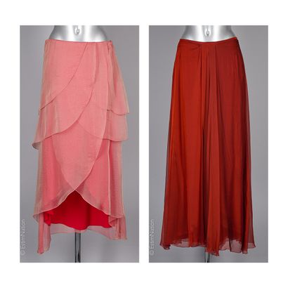 NATAN EDOUARD VERMEULEN
TWO SKIRTS in chiffon:...