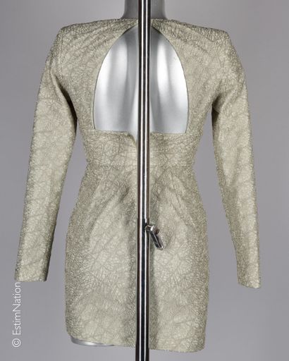 MISHA
Cocktail dress in gray stretch polyester...