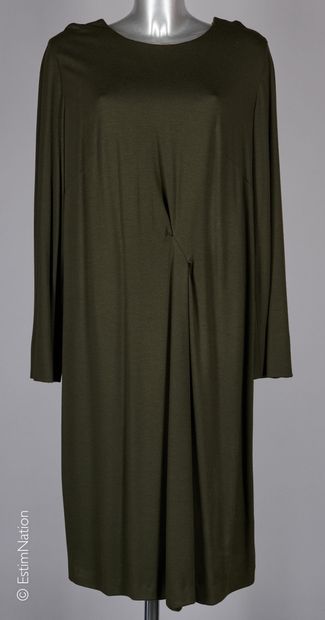 NATAN +
ROBE en viscose et modal vert chasse,...