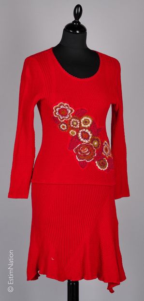 CHRISTIAN LACROIX, CHACOK VINTAGE
ROBE en...