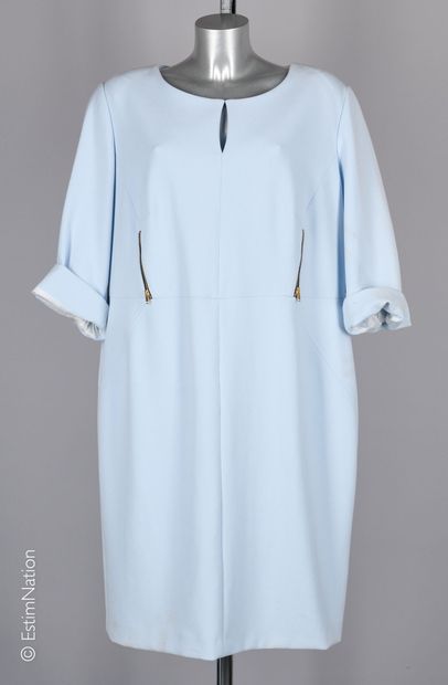 NATAN +
Ice blue polyester and viscose DRESS,...