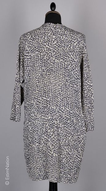 CELINE
Oversized silk flocked dress printed...