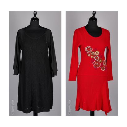 CHRISTIAN LACROIX, CHACOK VINTAGE
ROBE en...