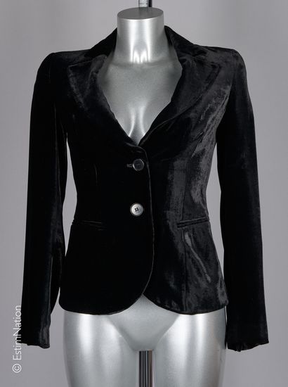 EMPORIO ARMANI
VESTE en velours de viscose...